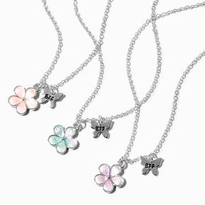Best Friends Glow-In-The-Dark Daisy Pendant Necklaces - 3 Pack,