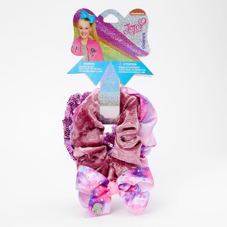 JoJo Siwa Unicorn Hearts Hair Scrunchies - 3 Pack,
