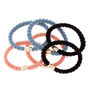 Dusty Ribbed Hair Bobbles - 6 Pack,