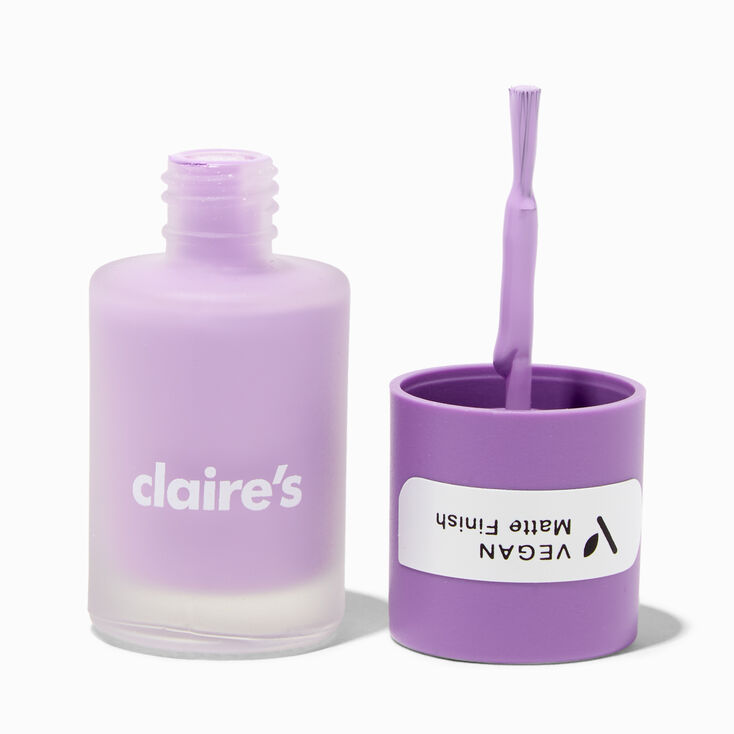 Vegan Matte Effect Nail Polish - Lilac,