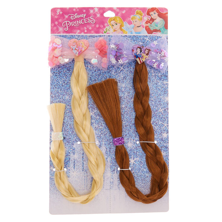 &copy;Disney Princess Fake Hair &amp; Sequin Bow Hair &ndash; 2 Pack,