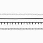 Black &amp; Silver Chain Choker Necklaces &#40;4 Pack&#41;,