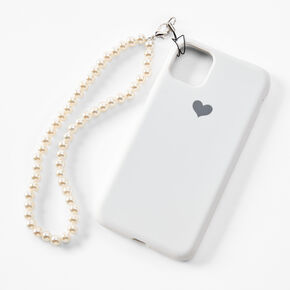 Emily in Paris Pearl Chain Phone  Crossbody Phone Strap with Pearls –  Louve collection