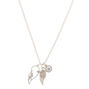 Silver Wings Pendant Necklace,