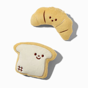 Croissant &amp; Slice of Bread Plush Magnet Set - 2 Pack,