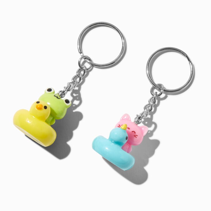 Best Friends Critter Floaties Keychains - 5 Pack,