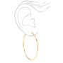 Gold Hoop Earrings - 25MM, 35MM, 45MM,