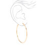 Gold Hoop Earrings - 25MM, 35MM, 45MM,