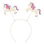 Serre-t&ecirc;te &agrave; antennes licorne,