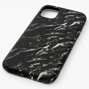Black Marble Protective Phone Case - Fits iPhone 11,