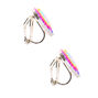 Rainbow Tie Dye Heart Clip On Earrings,