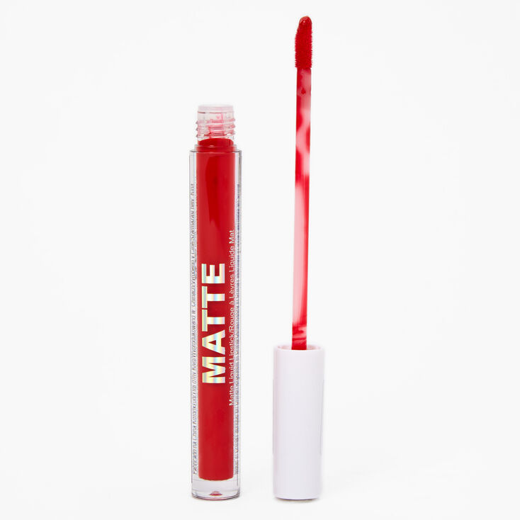 Matte Lipstick Tube - Red,