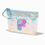 Holographic Initial Coin Purse - F,