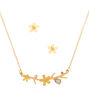 Gold Spring Floral Jewellery Set - Yellow,