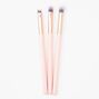 Rose Gold Eyeshadow Brushes - Pink, 3 Pack,