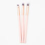 Rose Gold Eyeshadow Brushes - Pink, 3 Pack,