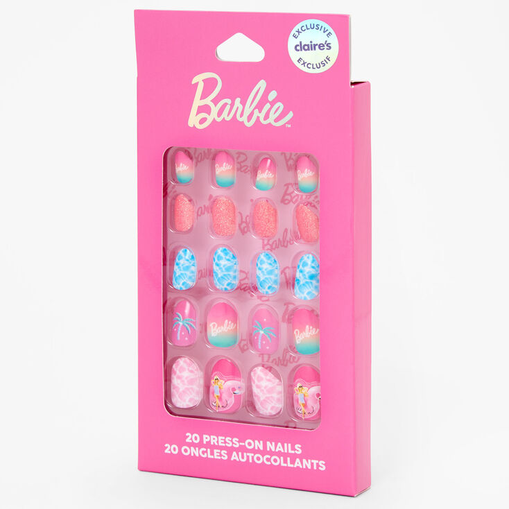 Barbie&trade; Summer Stiletto Press On Faux Nail Set - 20 Pack,