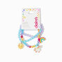 Claire&#39;s Club Charm Clear Beaded Stretch Bracelets - 3 Pack,