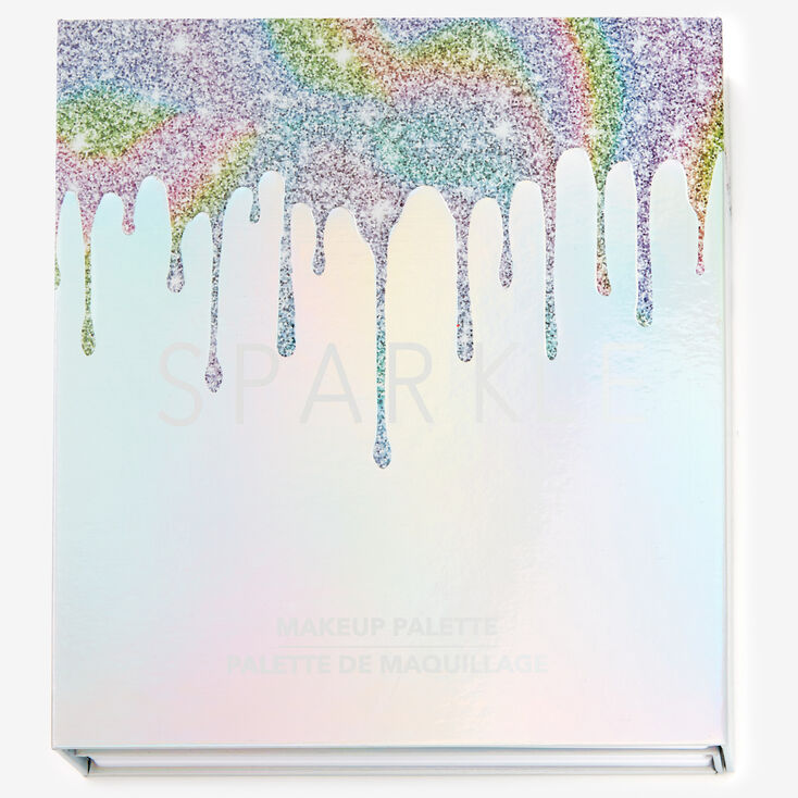 Holographic Pastel Rainbow 50 Piece Makeup Set,