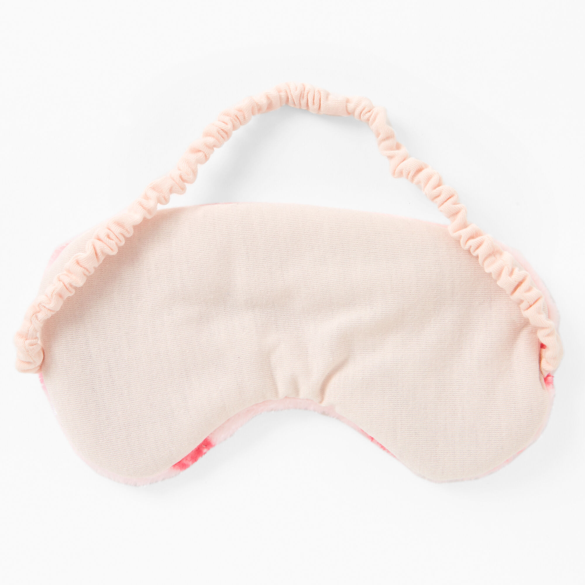 Plush Pink Strawberry Sleeping Mask,