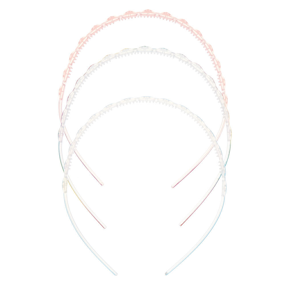 Claire's Club Heart Headbands - 3 Pack,