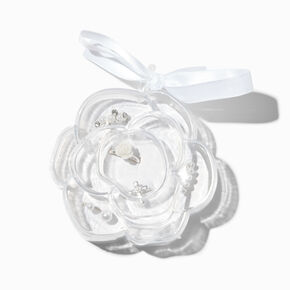 Claire&#39;s Club Special Occasion Rose Box Rings - 5 Pack,