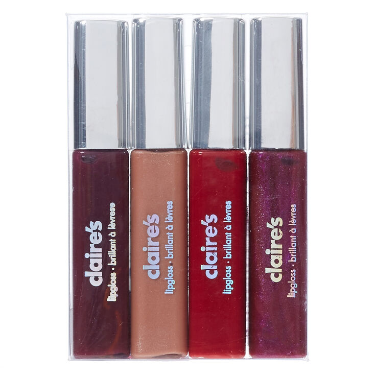 Deep Red Purple Lip Gloss Set