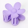 Matte Flower Hair Claw - Lilac,