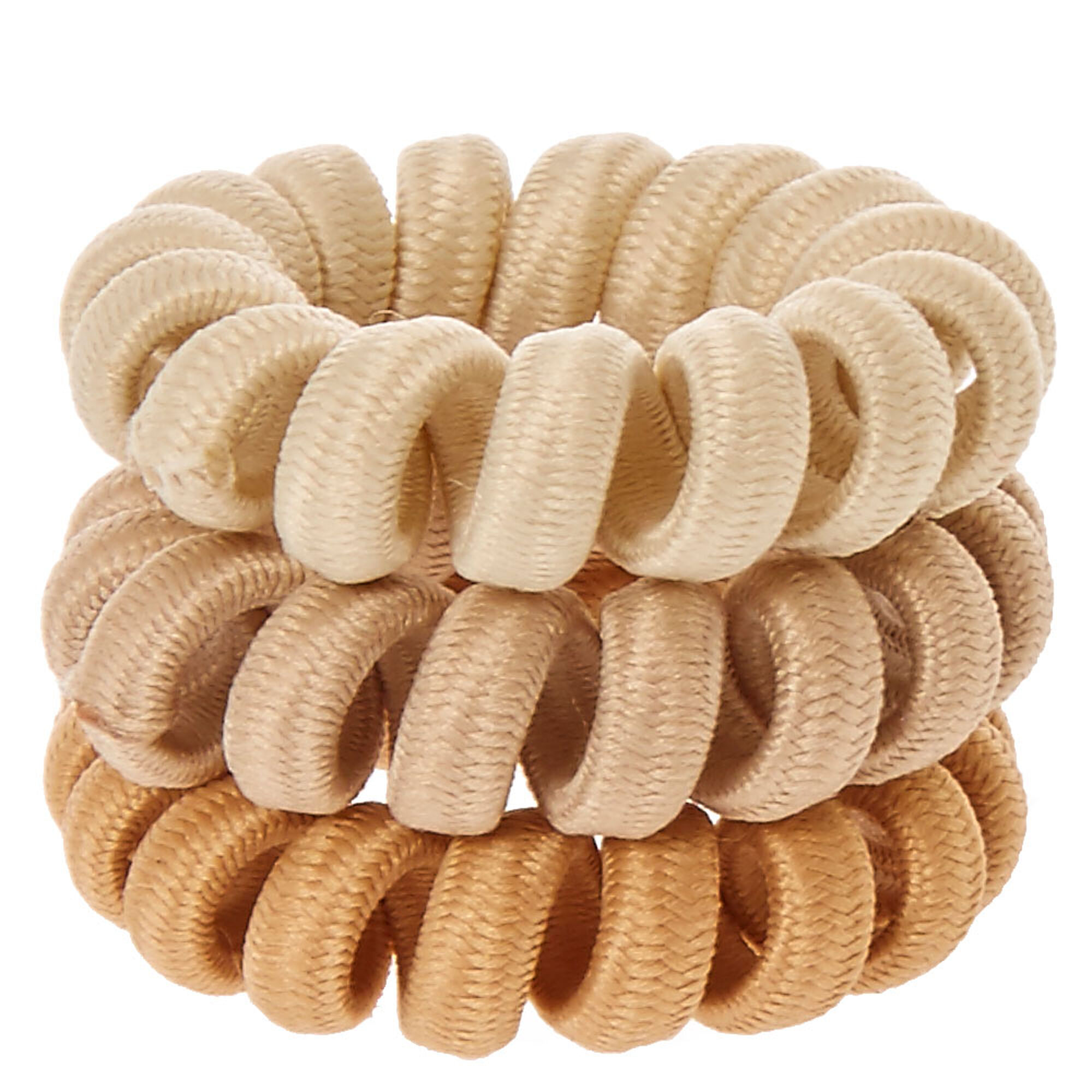 Beautiful Blends Blonde Coiled Hair Ties Claire S