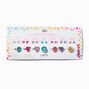 Claire&#39;s Club 7 Day Stick On Earrings &amp; Ring Set - 7 Pack,
