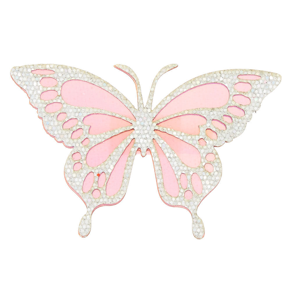 Pink butterfly hotsell hair clips