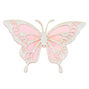 Holographic Butterfly Hair Clip - Pink,