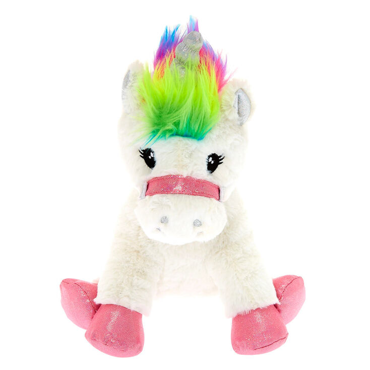Claire&#39;s Club Medium Starbright the Magical Unicorn Soft Toy,