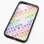 Rainbow &#39;Love Is Love&#39; Protective Phone Case - Fits iPhone&reg; 11,