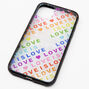 Rainbow &#39;Love Is Love&#39; Protective Phone Case - Fits iPhone&reg; 11,