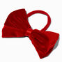 Claire&#39;s Club Holiday Velvet Bow Hair Ties - 3 Pack,
