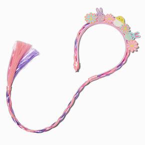 Easter Icons Faux Hair Braided Headband,