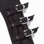  Black Triple Buckle Arm Warmers,