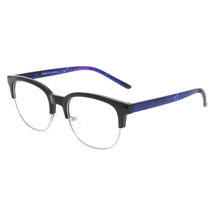 Claire's Lunettes demi-cerclées rétro galaxie