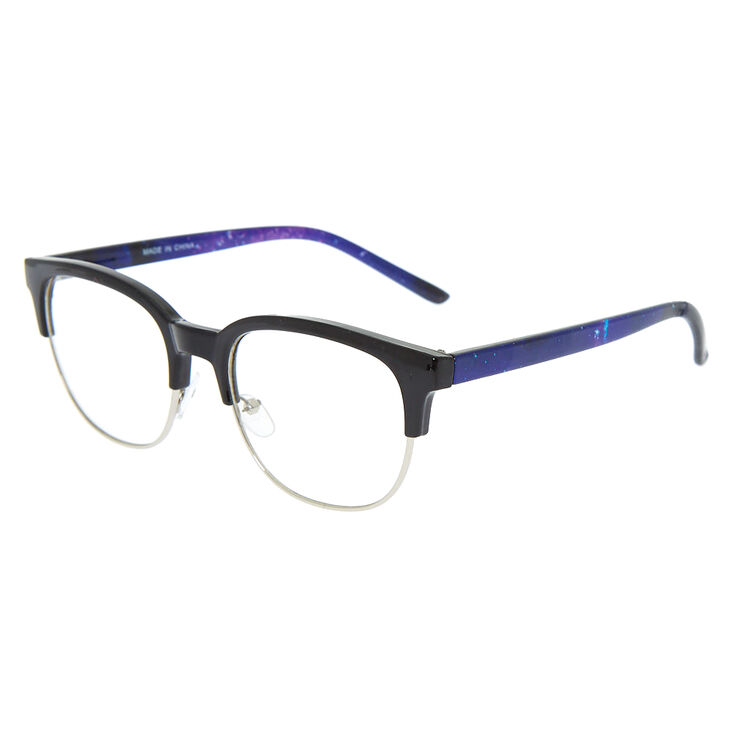 Claire's Lunettes demi-cerclées rétro galaxie