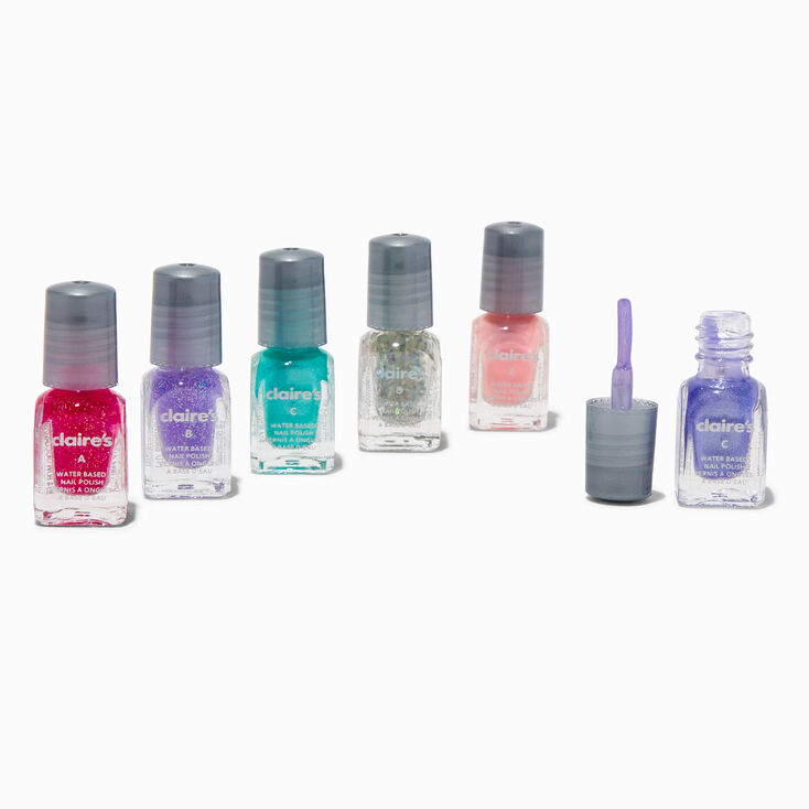 Lot de vernis &agrave; ongles peel off Candy Sparkle - Lot de 6,