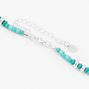 Turquoise Beaded Choker Necklace,