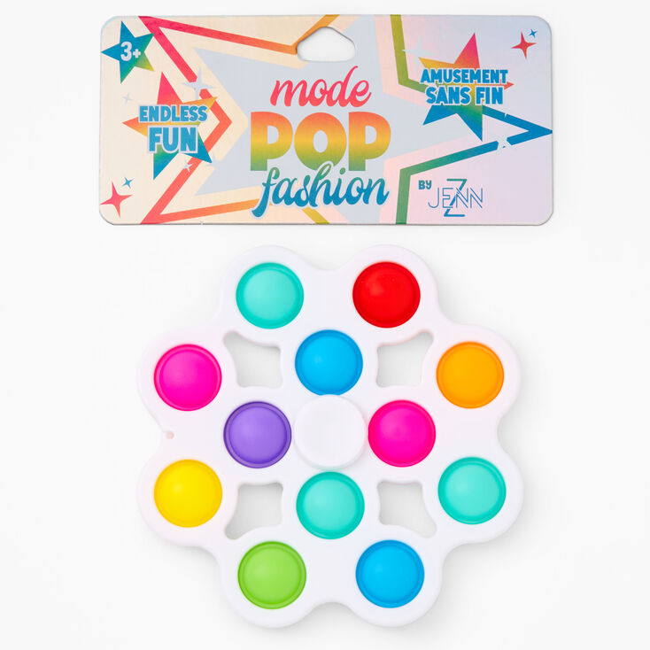 Pop Fashion Fidget Spinner - White,