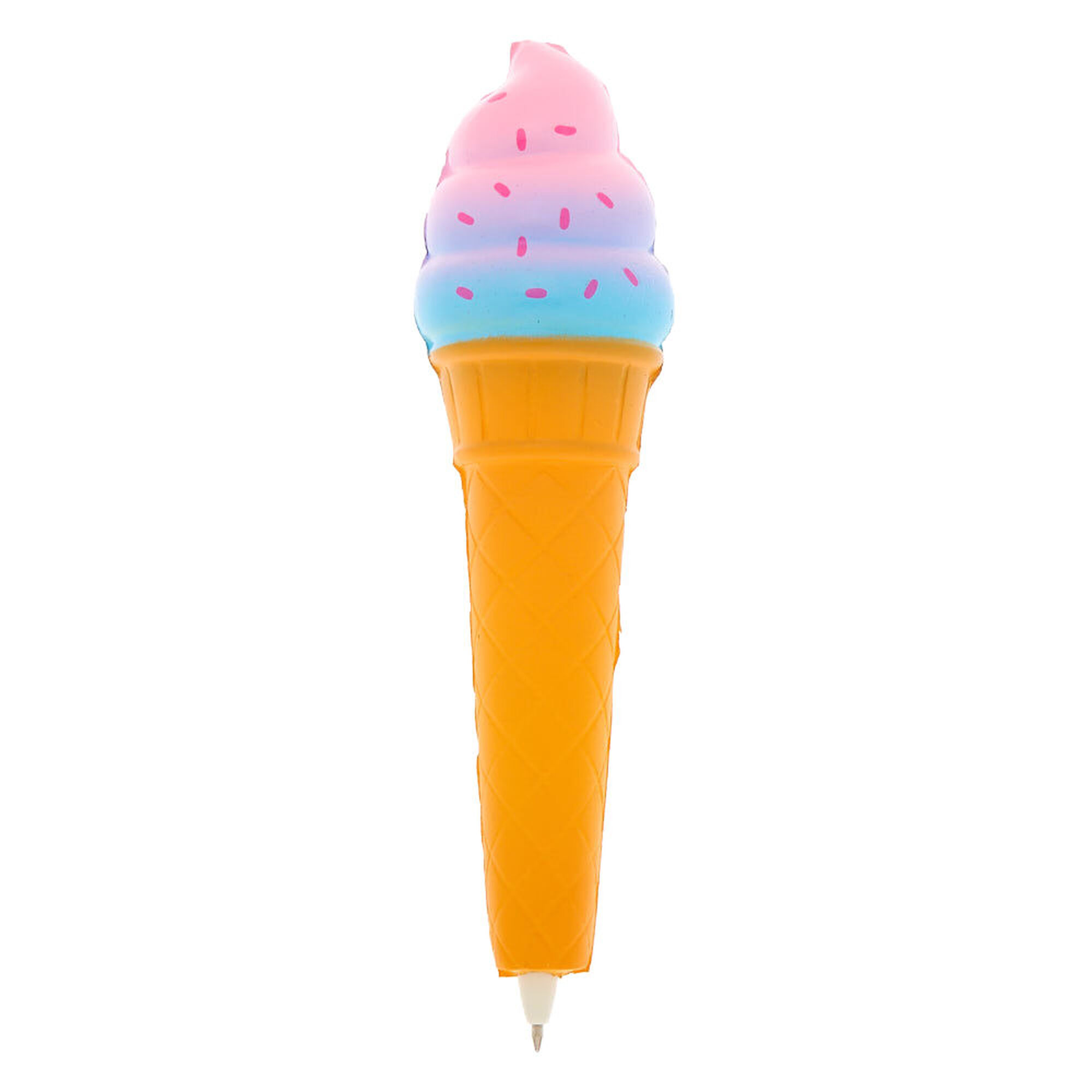 Rainbow Ice Cream Cone Plush Pen | Claire's US