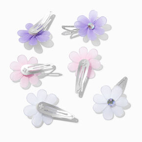 Barrettes clic clac marguerite Claire&#39;s&nbsp;Club - Lot de 6,