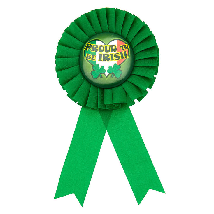 Claire's Badge « Proud to Be Irish » - Vert