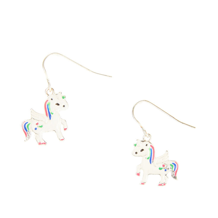 Pendants d&#39;oreilles motif licorne,