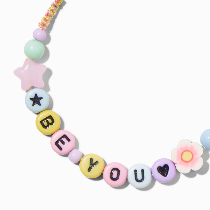 &quot;Be You&quot; Beaded Adjustable Bracelet,