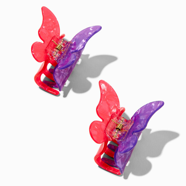MeganPlays&trade; Claire&#39;s Exclusive Butterfly Hair Claw Clips - 2 Pack,