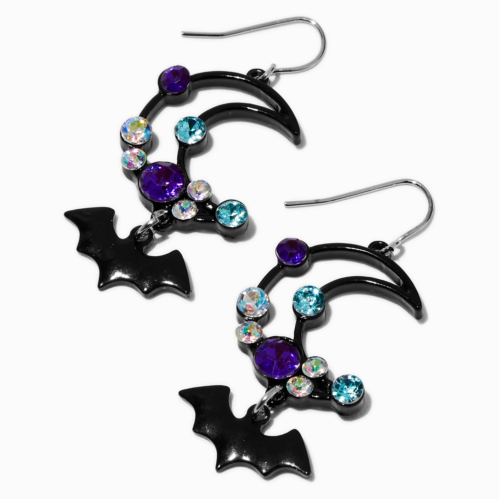 Claire's black earrings shop